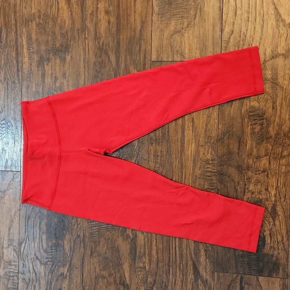Lululemon Athletica Red Capris